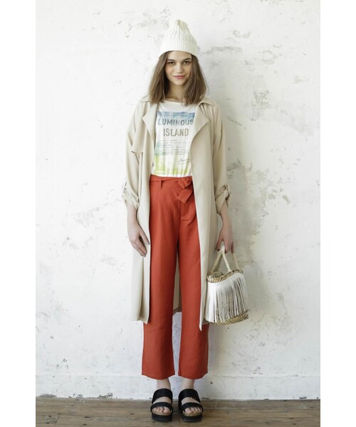 LIPSTAR（リップスター）の「LUMINOUS-T（トップス・レディース・オフホワイト/柄物オフホワイト/柄物オフ、ベージュ・M）」の11枚目の写真