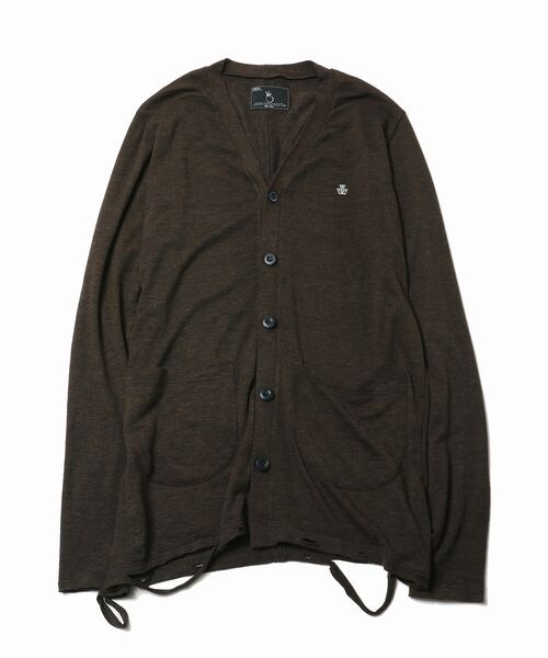 VIRGOwearworks（ヴァルゴウェアワークス）の「GRUNGE DAMAGE CARDIGAN ダメージカーディガン（トップス・メンズ・BROWN/NAVY/BLACK・2/3/4）」の8枚目の写真