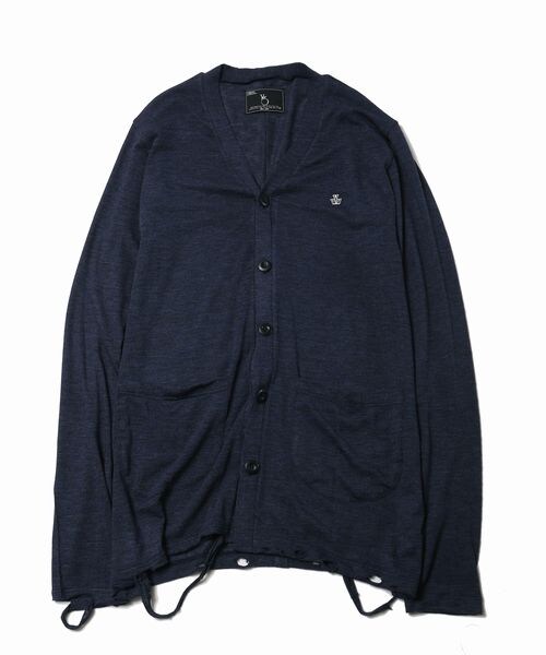 VIRGOwearworks（ヴァルゴウェアワークス）の「GRUNGE DAMAGE CARDIGAN ダメージカーディガン（トップス・メンズ・BROWN/NAVY/BLACK・2/3/4）」の9枚目の写真