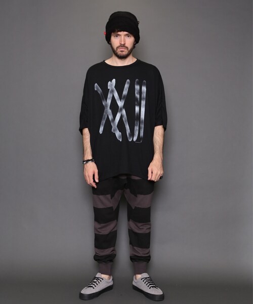 VIRGOwearworks（ヴァルゴウェアワークス）の「SPLASH KITE 22 ドルマンカットソー（トップス・メンズ・WHITE/BLACK・2/3/4）」の4枚目の写真