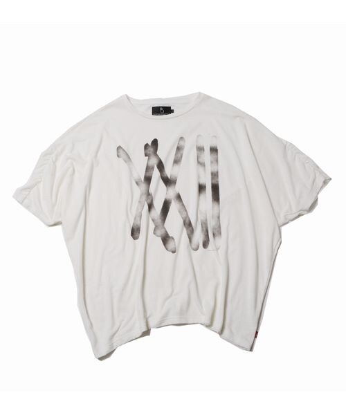 VIRGOwearworks（ヴァルゴウェアワークス）の「SPLASH KITE 22 ドルマンカットソー（トップス・メンズ・WHITE/BLACK・2/3/4）」の6枚目の写真