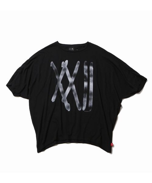 VIRGOwearworks（ヴァルゴウェアワークス）の「SPLASH KITE 22 ドルマンカットソー（トップス・メンズ・WHITE/BLACK・2/3/4）」の5枚目の写真