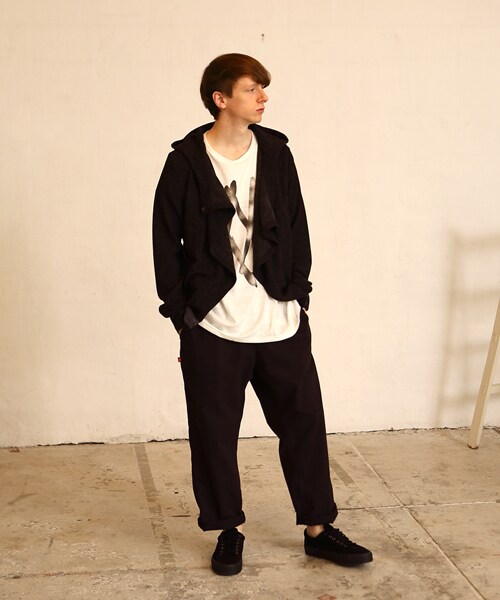 VIRGOwearworks（ヴァルゴウェアワークス）の「SPLASH KITE 22 ドルマンカットソー（トップス・メンズ・WHITE/BLACK・2/3/4）」の12枚目の写真