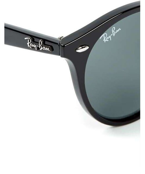 Ray-Ban（レイバン）の「Rayban Black Round Sunglasses（サングラス・メンズ・Black・000）」の4枚目の写真