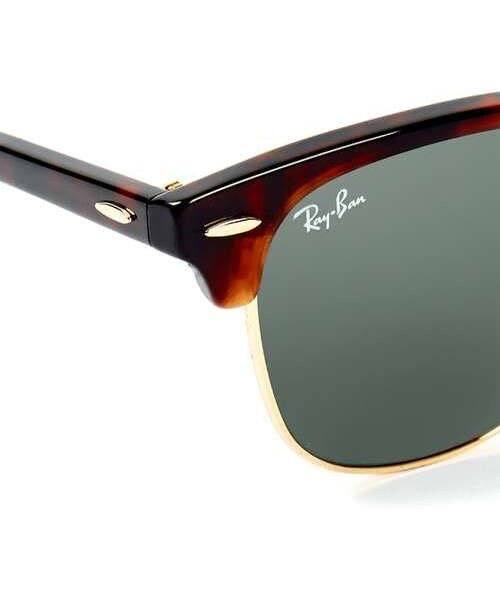 Ray-Ban（レイバン）の「Rayban Brown Clubmaster Sunglasses（サングラス・メンズ・Brown・000）」の2枚目の写真