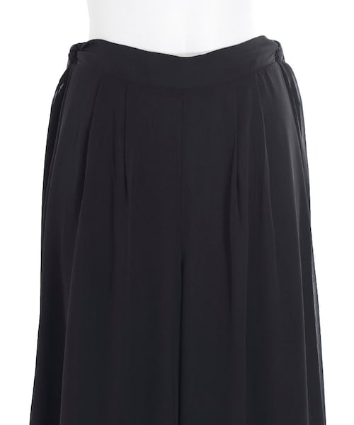 EMODA(エモダ)の「LIGHTワイドパンツ(パンツ・レディース・ホワイト/ブラック/ベージュ/カーキ・S/M)」の9枚目の写真