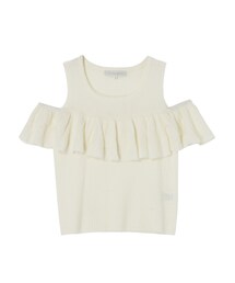 MERCURYDUO | 【DUO】 ブークレフリルニット(トップス)