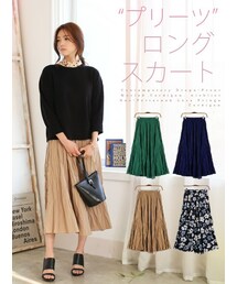 KORMARCH | プリーツロングスカート(スカート)