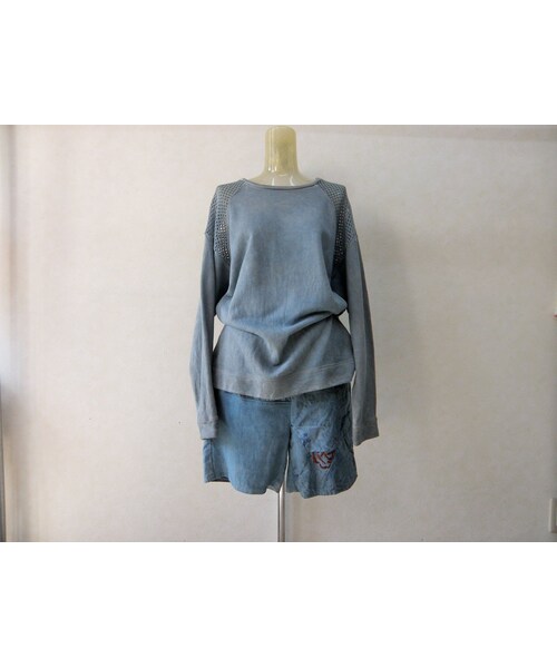YEAH RIGHT!!(イェーライト)の「YEAH RIGHT!! A SA NO HA QUILT SHORTS(INDIGO DYE)(その他パンツ・メンズ・その他)」の7枚目の写真