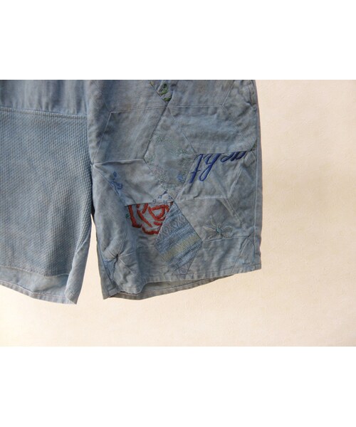 YEAH RIGHT!!(イェーライト)の「YEAH RIGHT!! A SA NO HA QUILT SHORTS(INDIGO DYE)(その他パンツ・メンズ・その他)」の3枚目の写真