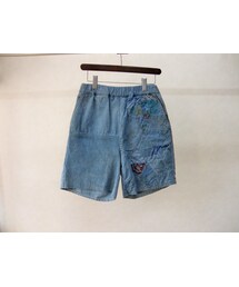 YEAH RIGHT!! | YEAH RIGHT!!　A SA NO HA QUILT SHORTS(INDIGO DYE)(その他パンツ)