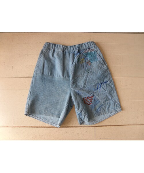 YEAH RIGHT!!(イェーライト)の「YEAH RIGHT!! A SA NO HA QUILT SHORTS(INDIGO DYE)(その他パンツ・メンズ・その他)」の6枚目の写真