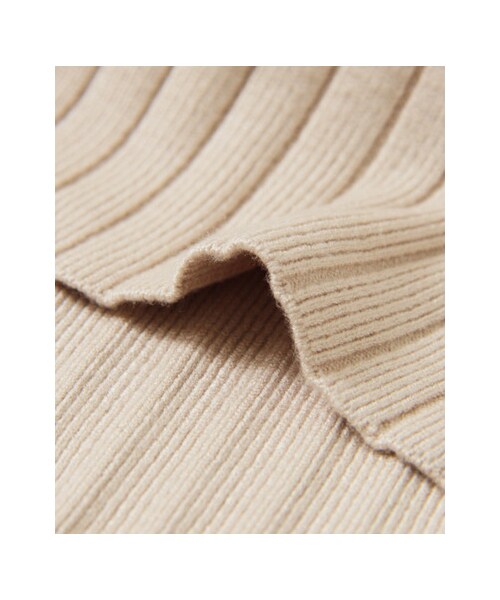 KBF（ケイビーエフ）の「WIDEリブニットタンク（トップス・レディース・GREEN/BEIGE/NAVY・one）」の13枚目の写真