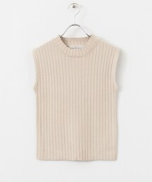 KBF | WIDEリブニットタンク(トップス)