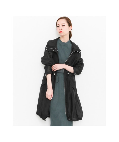 KBFのシースルーアウター KBF（ケイビーエフ）の「シースルーモッズコート（）」 - WEAR