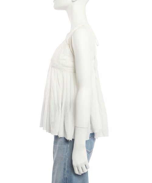 Ungrid（アングリッド）の「レース刺繍コンビキャミ（トップス・レディース・オフホワイト/ブラック/スカイブルー・F）」の12枚目の写真