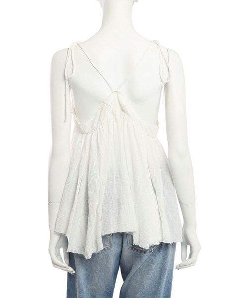 Ungrid（アングリッド）の「レース刺繍コンビキャミ（トップス・レディース・オフホワイト/ブラック/スカイブルー・F）」の14枚目の写真