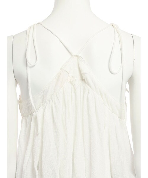 Ungrid（アングリッド）の「レース刺繍コンビキャミ（トップス・レディース・オフホワイト/ブラック/スカイブルー・F）」の13枚目の写真