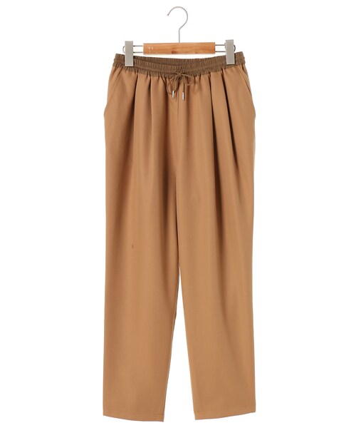 SEVENDAYS=SUNDAY（セブンデイズサンデイ）の「ベルト異素材 サルエルパンツ（パンツ・キャメル/カーキ/ネイビー・M/L）」の4枚目の写真
