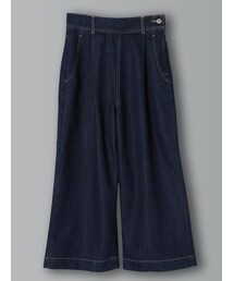 E hyphen world gallery | タックワイドデニムパンツ(パンツ)