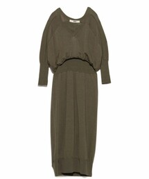 FURFUR | FUR FUR　ドルマン&Vネックワンピ(ワンピース)