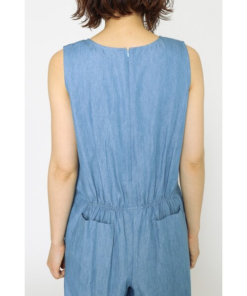 JOURNAL STANDARD relume（ジャーナルスタンダード　レリューム）の「《予約》テンセルデニム オールインワン◆（オールインワン・サロペット・ネイビー/ネイビー A・フリー）」の12枚目の写真