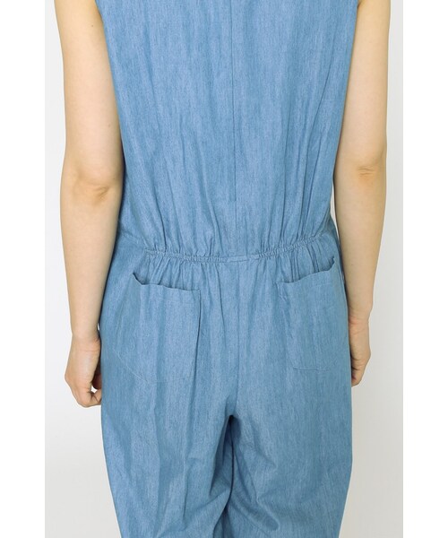 JOURNAL STANDARD relume（ジャーナルスタンダード　レリューム）の「《予約》テンセルデニム オールインワン◆（オールインワン・サロペット・ネイビー/ネイビー A・フリー）」の13枚目の写真