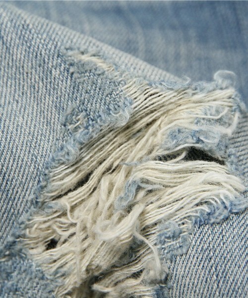 FREDY&GLOSTER（フレディアンドグロスター）の「クラッシュデニムパンツ（デニムパンツ・レディース・ブルー・36/38/34）」の12枚目の写真