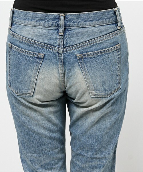 FREDY&GLOSTER（フレディアンドグロスター）の「クラッシュデニムパンツ（デニムパンツ・レディース・ブルー・36/38/34）」の6枚目の写真