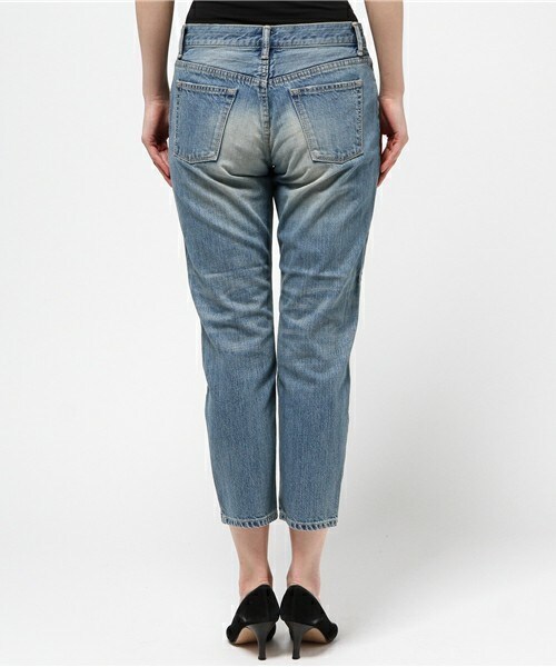 FREDY&GLOSTER（フレディアンドグロスター）の「クラッシュデニムパンツ（デニムパンツ・レディース・ブルー・36/38/34）」の4枚目の写真