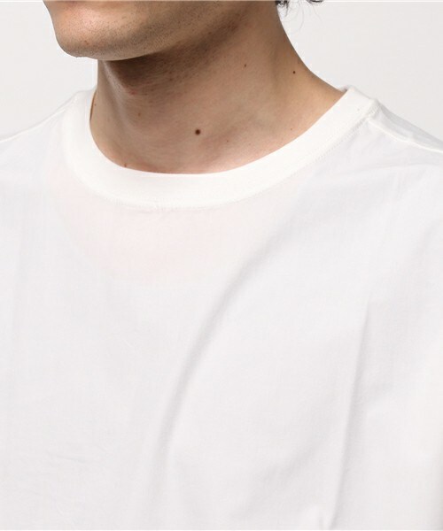 Vincent et Mireille(バンソンエミレイユ)の「【Men's JOKER掲載】VINCENT ET MIREILLE Conbination BigTシャツ(Tシャツ/カットソー・メンズ・ホワイト/ネイビー・40/42)」の5枚目の写真