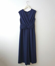 GRACE CONTINENTAL | GRACE CONTINENTAL　カシュクールサロペット(つなぎ/オールインワン)