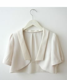 kaene | kaene 2WAY ショートボレロジャケット(ノーカラージャケット)