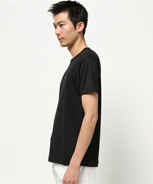 Champion（チャンピオン）の「メンズ チャンピオン メッシュ Tシャツ Champion MESH CREW NECK TEE CM1HH301（Tシャツ/カットソー・メンズ・ホワイト/ブラック・MEDIUM/LARGE）」の3枚目の写真