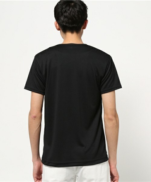 Champion（チャンピオン）の「メンズ チャンピオン メッシュ Tシャツ Champion MESH CREW NECK TEE CM1HH301（Tシャツ/カットソー・メンズ・ホワイト/ブラック・MEDIUM/LARGE）」の4枚目の写真