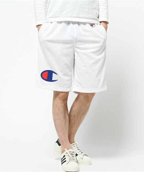 Champion(チャンピオン)の「メンズ チャンピオン アクションスタイル バスケットボールショーツ Champion BASKET SHORT C3-H520(その他パンツ・メンズ・ホワイト/ブラック/ネイビー・SMALL/MEDIUM/LARGE)」の2枚目の写真