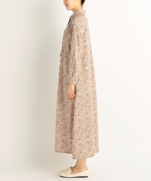 RAY CASSIN（レイカズン）の「花柄シャツワンピース（ワンピース/ドレス・レディース・ブラック/ピンク/ミント・FREE）」の4枚目の写真