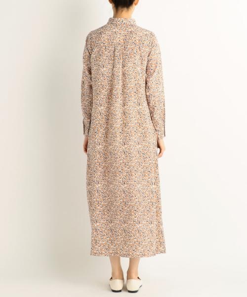 RAY CASSIN（レイカズン）の「花柄シャツワンピース（ワンピース/ドレス・レディース・ブラック/ピンク/ミント・FREE）」の5枚目の写真