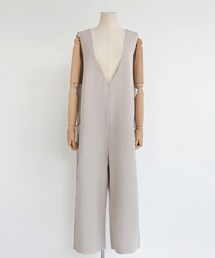DHOLIC | Vネックワイドレッグジャンプスーツ(つなぎ/オールインワン)