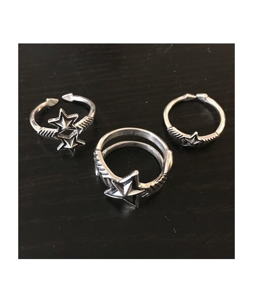 CODY SANDERSON（コディサンダーソン）の「Cody Sanderson コディーサンダーソン W L Arrow Star 新品未使用 正規品 [USから速達配送料金込]（リング・メンズ・その他）」の4枚目の写真