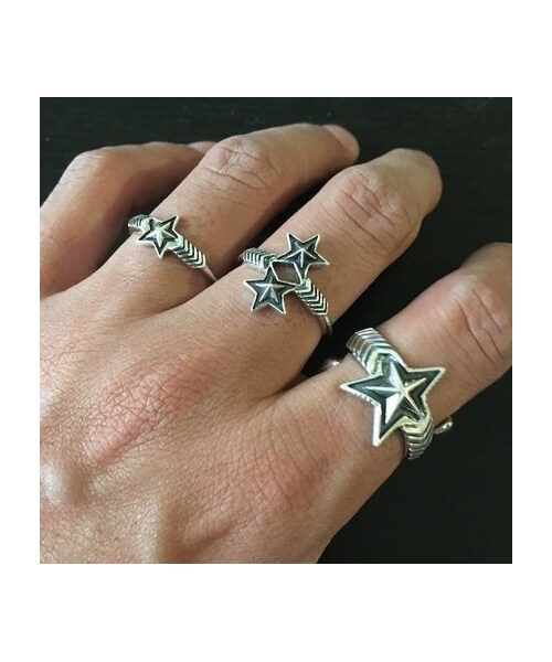 CODY SANDERSON（コディサンダーソン）の「Cody Sanderson コディーサンダーソン W L Arrow Star 新品未使用 正規品 [USから速達配送料金込]（リング・メンズ・その他）」の6枚目の写真