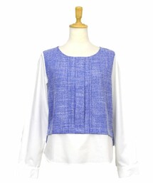 sodalite | レイヤード風コンビプルオーバー(Tシャツ/カットソー)