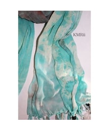KMRii MAGNOLIA FEATHER BIG STOLE ケムリ LGB KMRii（ケムリ）の「KMRii ・ケムリ・ MAGNOLIA SPUTNIK STOLE