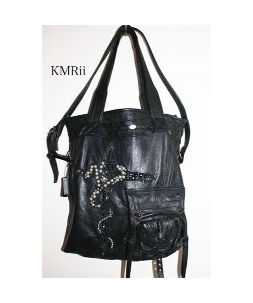 KMRii（ケムリ）の「KMRii (ケムリ) SERPENT CROSS TOTE (レザー