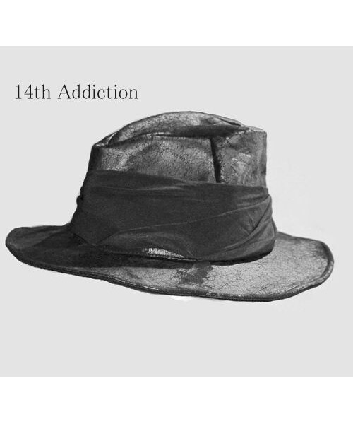 14th addiction ストローハット帽子