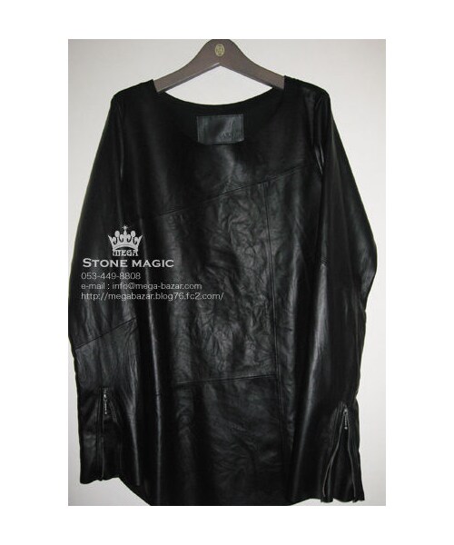 no brand（ノーブランド）の「memhim (メンヒム) レザートップス（T