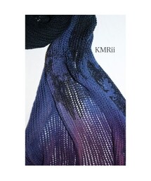 KMRii（ケムリ）の「KMRii (ケムリ) フェザー ストール/NORTHERN KNIT