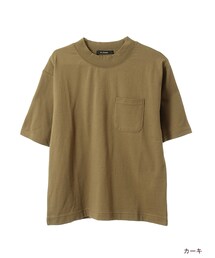 w closet | ハイネックポケ付きTシャツ(トップス)