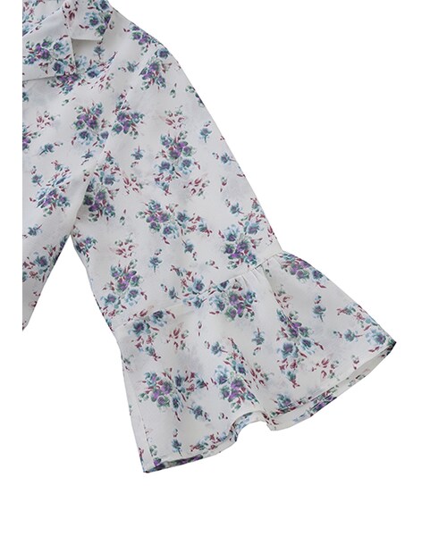 w closet（ダブルクローゼット）の「小花柄ワンピース（その他・レディース・オフホワイト/イエロー・FREE）」の7枚目の写真