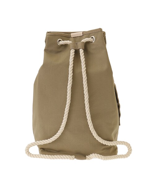 w closet（ダブルクローゼット）の「キャンバスダッフルバッグ（バッグ・レディース・キナリ/カーキ/ネイビー・FREE）」の5枚目の写真